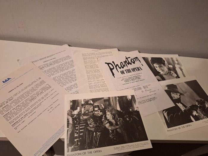 1989 Phantom Of The Opera Press Kit Starring Robert Englund