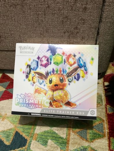 Pokemon Scarlet & Violet Prismatic Evolutions Elite Trainer Box Sealed
