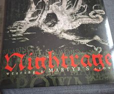 NIGHTRAGE- Wearing a Martyr's Crown- LP- 100 red pressing