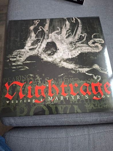 NIGHTRAGE- Wearing a Martyr's Crown- LP- 100 red pressing