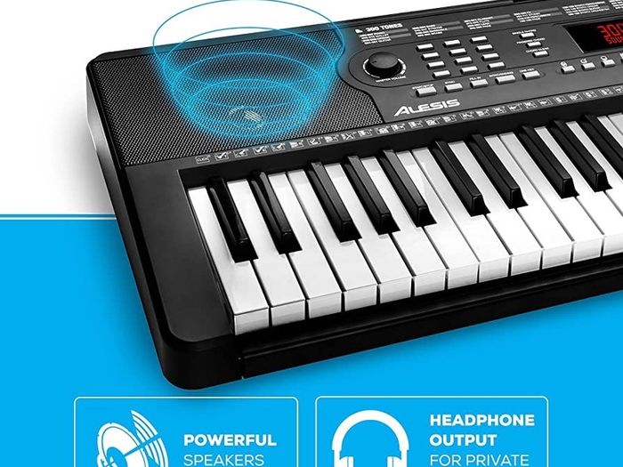 61 Key Keyboard Piano with Keyboard Bench, Digital Piano Stool, Sustain Pedal and Headphones (FREE SHIPPING)