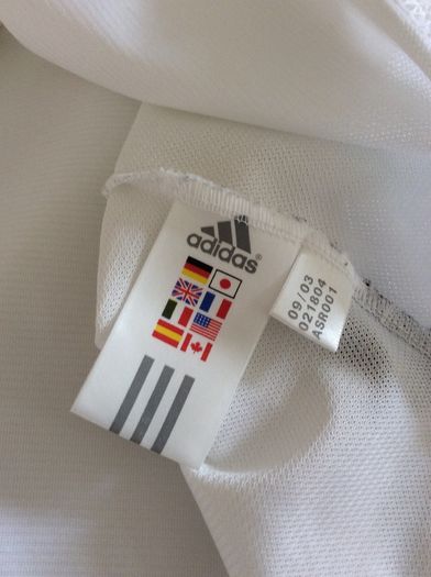 Real Madrid Jersey. Official Adidas Mens Home Jersey Season 2003-2004. Original From The Time. Not A Modern Day Remake.