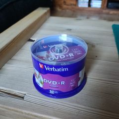 Verbatim 4.7GB 16x Wide Inkjet Printable DVD+R - 50 Pack Spindle