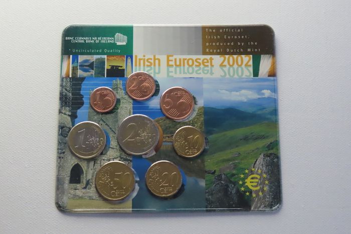 Ireland 2002 euro set official Central Bank Ireland