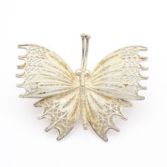 Sterling Silver Filigree Butterfly Brooch