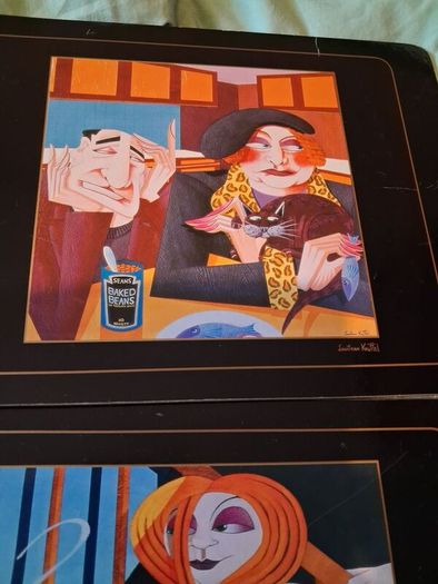 Set of 7 Jonathan Knuttel tablemats