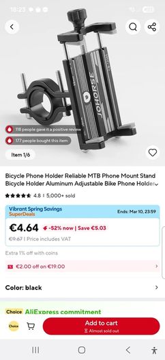 Steel Cycle Phone Holders