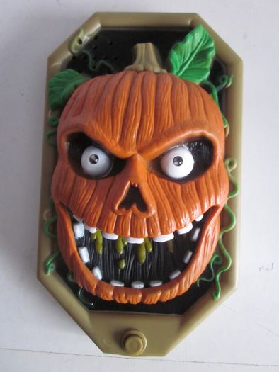 Animated Talking Jack-O-Lantern Door Bell
