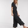 Brand New ASOS Tea Black Polka Dot Jumpsuit size 8 Image 4