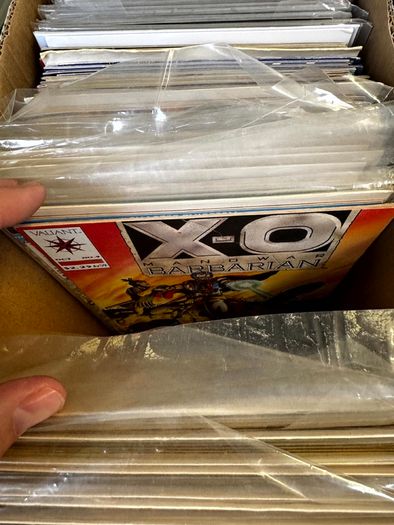 Valiant Long Comic Box w 270 comics for Sale