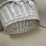 White Hamper Basket Image 2
