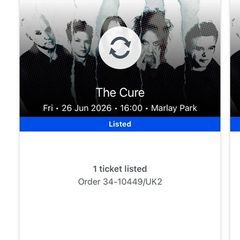 4 The Cure Tickets Marley Park