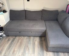 FRIHETEN corner sofa-bed with storage