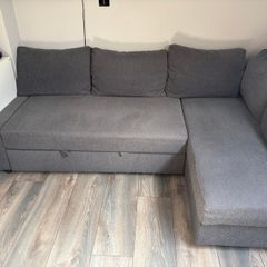 FRIHETEN corner sofa-bed with storage