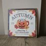 Wooden Sign for coffee station corner - Halloween Autumn Pumpkin Hot Chocolate - 2D Image 6