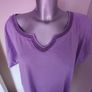 Collection L beaded lilac blouse Size UK20/22 EU48/50 Perfect condition Postage included Image 2