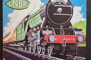 Flying Scotsman, railway, vintage style metal sign .