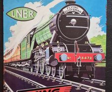 Flying Scotsman, railway, vintage style metal sign .