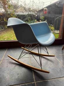 Rocker arm chair, mid-century design style