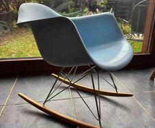 Rocker arm chair, mid-century design style