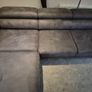 dark grey corner sofa with sleeping and storage Image 5