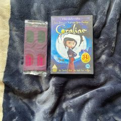 Coraline 2 Disc Collector's Edition DVD W/Glasses