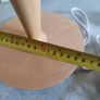 Funky Wood Table Lamp with lampshade. Image 9