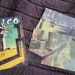 Ico PS2 Manual + Art Cards