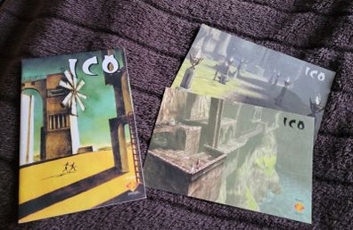 Ico PS2 Manual + Art Cards