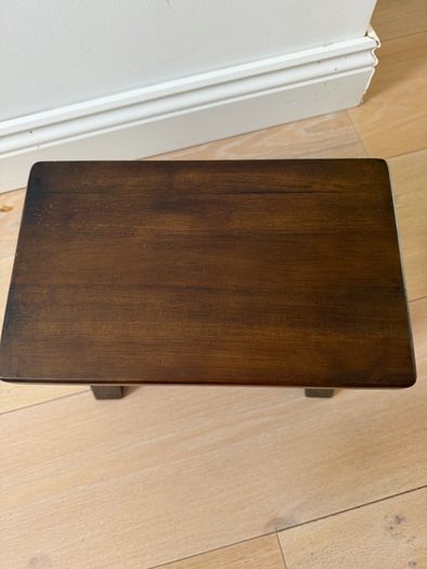 Zara Home Acacia wood small stool