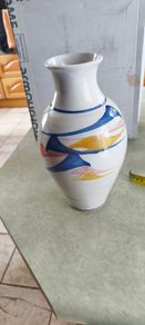 Stoneware Jackson Pottery kilkanny Ireland Modern Design Vase 11 inches Design