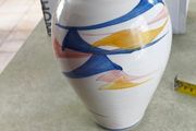 Stoneware Jackson Pottery kilkanny Ireland Modern Design Vase 11 inches Design