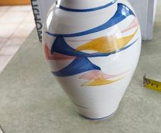 Stoneware Jackson Pottery kilkanny Ireland Modern Design Vase 11 inches Design