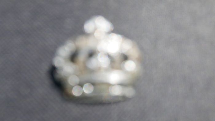 Vintage Crown Memorial Brooch