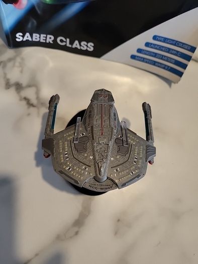 star trek eaglemoss saber class