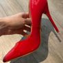 Lost Ink High Heels Bright Red Size 6 Image 2