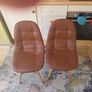 Round Wood Dining Table & 2 chairs Image 7