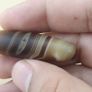Vintage Middle Eastern Yemeni Suliemani Natural Eye Agate Bead Amulet Image 6