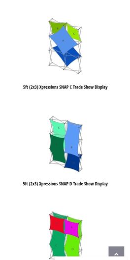 pop up stand backdrop display xpression