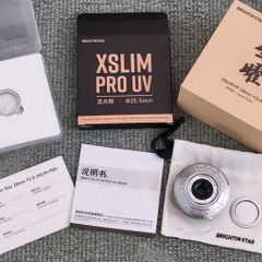 Brightin Star 28mm f2.8 XSlim Pro-M Lens - Liquid Silver (Leica M Mount)