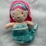 Little Town Timeless Toys Pink/Green Mermaid Plush Used Please look at the pictures Image 2