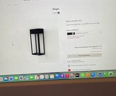 Outdoor wall light