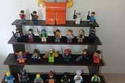 Collection Of Lego Mini Figures Plus Large Torch figure Originals In Good Order With Extras