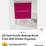 Brand New Soho New York Brush Cube With Dividers - RRP - 10.99 Image 8