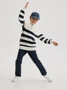 Stripe turtleneck jumper boy 146 cm