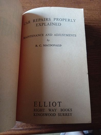 1964 Car Repairs Properly Explained.
