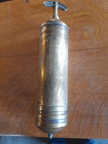 Antique Brass Fire Extinguisher
