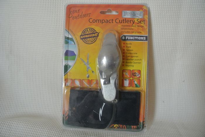 Compact Cutlery Set - 8 Functions