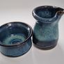 Stunning Bernard Kavanagh Handmade Irish Pottery Creamer & Dish Set Image 4