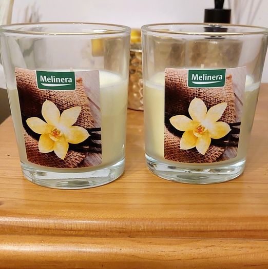Matching scented candles